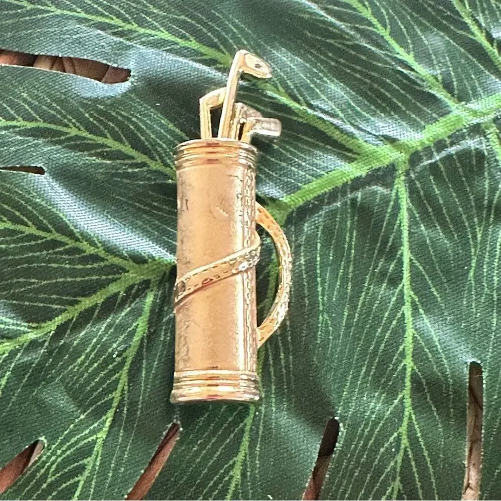 BOGO FREE VTG Golden gold club set pin